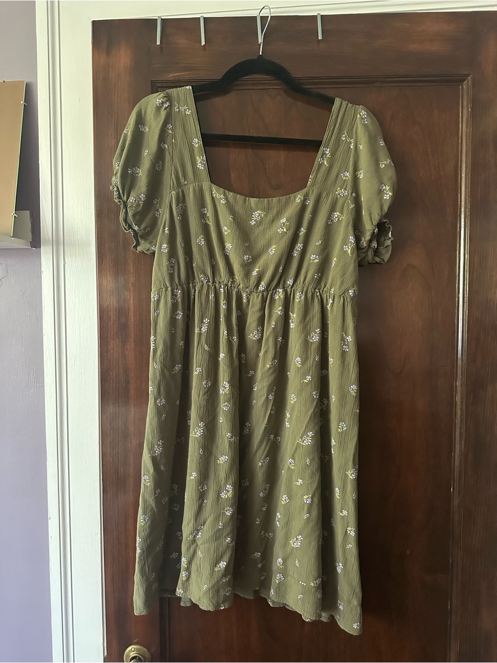 Green floral sundress - Size M